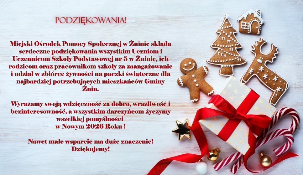 Zdjęcie: Podziękowania